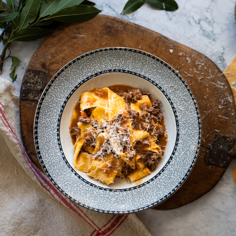 Pappardelle with ragu alla Bolognese