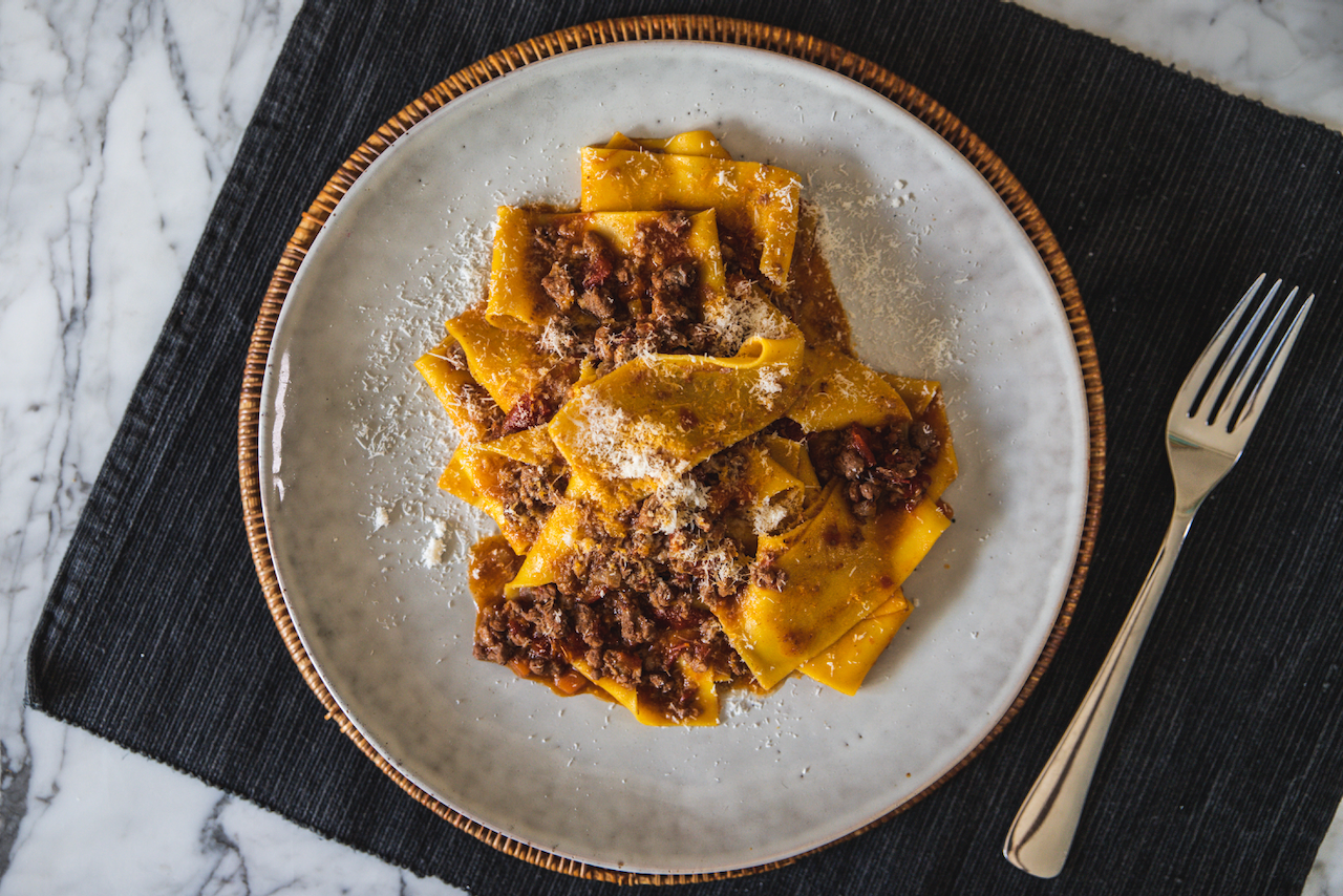 Pappardelle with ragu alla bolognese