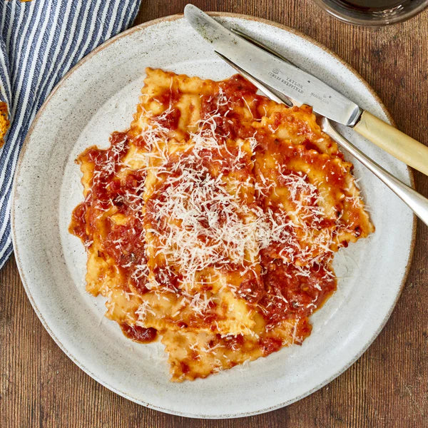 Burrata Ravioli with Roasted Tomato & Oregano